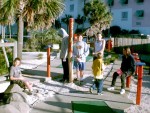 Beach Putt-Putt Meg and Kids 1
